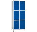 Casier vestiaire monobloc sur pieds - 3 casiers par colonne SM
