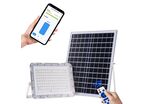 Projecteur Solaire LED 20W IP65 (Panneau Solaire + Télécommande Inclus) - Blanc Froid 6000K -