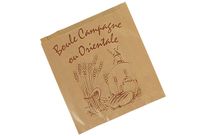 Sac boule de campagne brun décor 30x5x33 cm x 500 Firplast