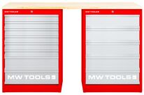 Établi modulaire Multiplex avec 2 armoires à tiroirs 5T &amp;amp; 8T 1500 mm MW Tools MOD15L58
