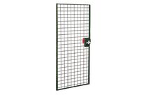 Porte Battante Grillagée Anthracite Aluminium Acier L=1m H=1.80m - Passage 0.8m - 3 Ans Garantie