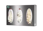 Var - Distributeur Mural Inox Triple pour Boîte à Gant/Mouchoir - 38x25x8 cm - Éco-responsable