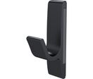 Gardelux By Hermeta - Patère Magnétique Noir Aluminium - 1 Patère - Design Éco-responsable