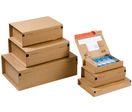 Carton d'expédition paquets "POSTE" en carton ondulé solide