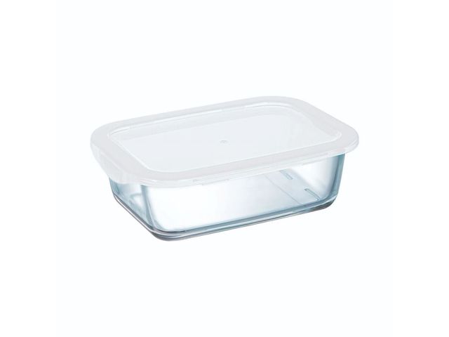 Boite rectangulaire Arcoroc en verre trempé - Food Box 212X157X66mm 122cl (X12) Firplast
