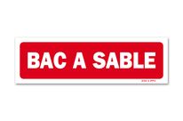 Panneau Bac à sable