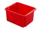 Caisse de rangement cusine rouge 32 litres