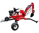 Mini-pelle tractable avec attelage - Rotation 360° moteur essence 15 ch MW Tools GMA360