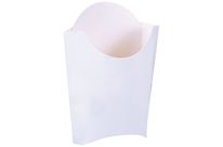 Pochette frites en carton blanc 140 g carton + PE x 2000 Firplast