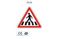 Panneau A13b passage pour piétons