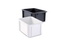 Bac rectangulaire plastique gerbable GILAC - 12 à 55 L