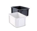 Bac rectangulaire plastique gerbable GILAC - 12 à 55 L
