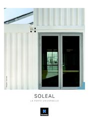 Catalogue Porte aluminium SOLEAL TECHNAL