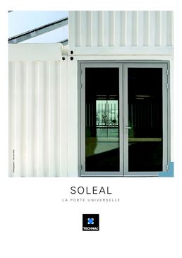 Porte aluminium SOLEAL TECHNAL