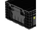 Bac en plastique norme Europe ESD 600 x 400 x 213 mm : VDA-R-KLT 6122
