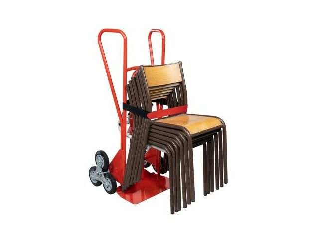 Diable escaliers porte chaise repliable