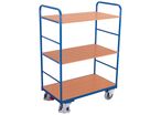 Chariot haut à 3 plateaux amovibles
