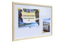 Lot de 5 Panneaux d&amp;#039;affichage cadre bois