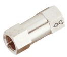 Raccords pneumatiques avec clapet anti-retour standards