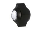 Applique Murale Led COB Double Faisceaux Corps Noir - Blanc Neutre 4000K - 5500K