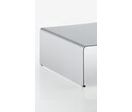 Table basse en feuille d'aluminium