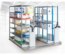 Rayonnage mobile tubulaire pour archive 