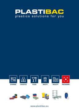 Catalogue Plastibac (bacs plastique, palettes, bacs à becs, bacs alimentaires...)