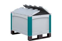 Caisse palette 220 litres - 800x600x720 - avec couvercle