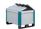 Caisse palette 220 litres - 800x600x720 - avec couvercle
