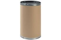 Fût Kraft Rond 100L Marron - Grand Volume - Recyclable 100% - Usage Non Alimentaire - Garantie 3 Ans