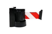 Novap - Support mural magnétique à sangle - Rouge/blanc 3m - Usage Entrepôt Tertiaire - ABS Robuste