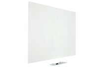 Smit Visual - Tableau Blanc Magnétique en Verre 120x200cm - Éco-responsable - Surface d&amp;#039;écriture Premium