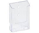 Manutan Expert - Présentoir 1/3 A4 Portrait Acrylique Transparent - 1 Compartiment - Idéal Bureau