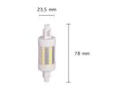 Ampoule LED R7S 78mm 5W 220V SMD2835 36LED 360° - Blanc Chaud 2300K - 3500K