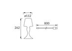 Lampe à Poser LED 2W Noire CCT et Lumière Variable