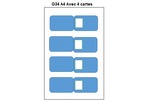 50 boite de 50 feuilles soit 200 cartes - G34