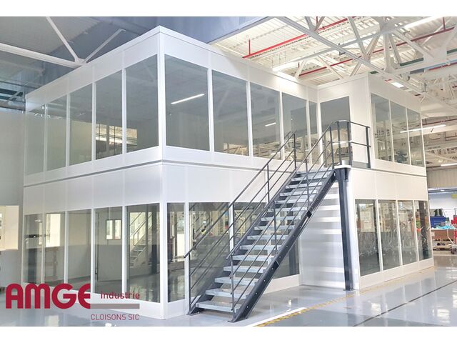 Bureau et cabine modulaire en acier - AMGE Industrie 