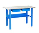 Établi à plateaux de rangement avec ou sans tiroirs