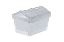 Bac 54l A Couvercle Integre Translucide 610 X400x340mm