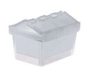 Bac 54l A Couvercle Integre Translucide 610 X400x340mm