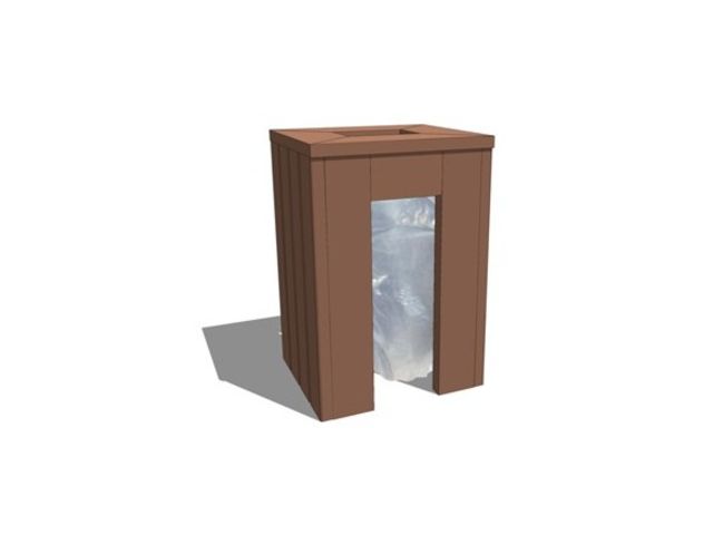 Corbeille Vigipirate en Plastique Recyclé