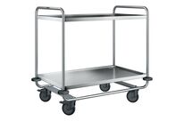 Blanco - Chariot de service SW 10 x 6-2 - 2 plateaux - 160 kg - Roues plastique 125 mm - Éco-responsable