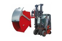 Benne basculante avec couvercle bombé