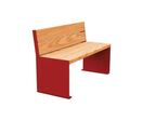 Banc bois et acier KUB.