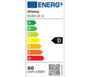 Lampadaire LED 60W 9000lm IP65 220V Dimmable 0-10V - Blanc Neutre 4000K - 5500K