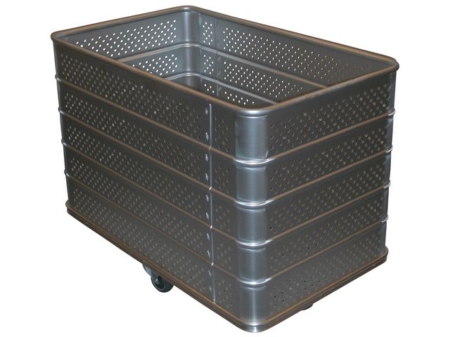 Bac simple aluminium en tôle perforée