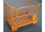 Caisse-palette grillagée repliable type eurogitterbox 1200x800mm