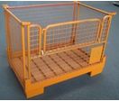 Caisse-palette grillagée repliable type eurogitterbox 1200x800mm