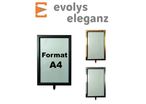 Panneau d'affichage A4 pour Poteaux EVOLYS & ELEGANZ