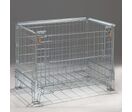 Conteneur grillagé repliable de stockage